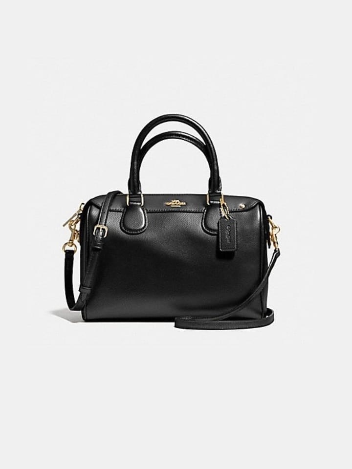 Coach F31376 Pebble Leather Large Bennett Satchel Crossbody Bag