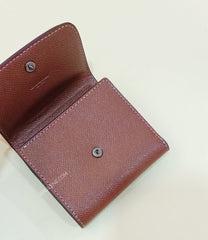 Coach F31570 Small Wallet With Rainbow Stitching Dark Saddle