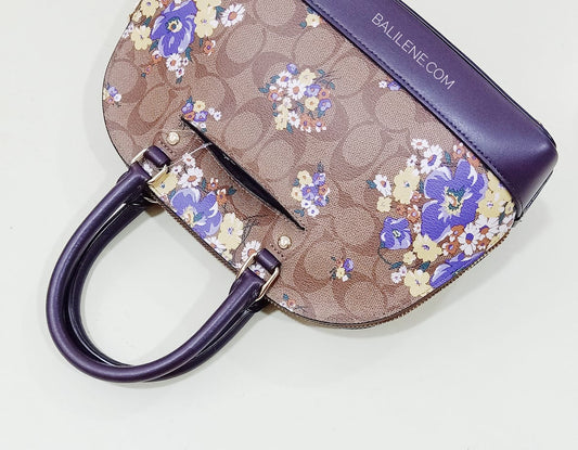 Coach F31968 Sierra Signature Medley Bouquet Khaki Multi