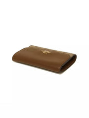 Coach F32485 Medium Envelope Wallet Signature Khaki Saddle