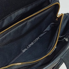 Coach F37575 Mercer 30 Satchel Black