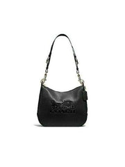 Coach F72702 Leather Jes Hobo Shoulder Black