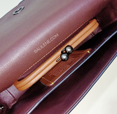 Coach F40649 Dinky Signature Metallic Graphite