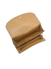 Coach F54009 Slim Envelope Crossgrain Leather Light Saddle