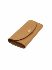 Coach F54009 Slim Envelope Crossgrain Leather Light Saddle