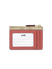Coach F73367 Mini ID Case Light Khaki Pink Multi
