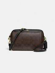 Coach F77879 Bennet Crossbody Signature Brown Black