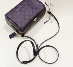 Coach F77879 Bennet Crossbody Signature Brown Black