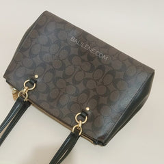 Coach F77881 Etta Signature Carryal Brown Black