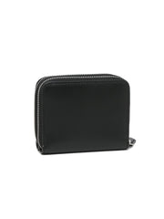 Coach F78144 Sig Double Zip Around Wallet Black Smoke