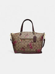 Coach F83628 Prairie Signature Vic Floral Khaki Berry Multi