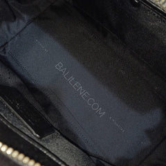 Coach F87295 Swagger 27 Pebble Leather Carryall Black