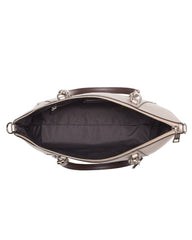 Coach F87686 Prairie Metallik Pabble Leather Platinum