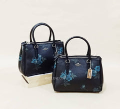 Coach F88562 Mini Surrey Floral Blue Black Multi