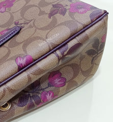 Coach F88563 Mini Surrey Signature Khaki Berry Multi
