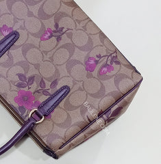 Coach F88563 Mini Surrey Signature Khaki Berry Multi