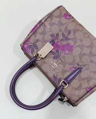 Coach F88563 Mini Surrey Signature Khaki Berry Multi