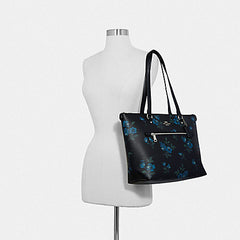 Coach F88877 Gallery Floral Blue Black Multi