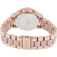 Coach 14502535 Sport Ladies Chronograph Watch Fashion Rose Gold