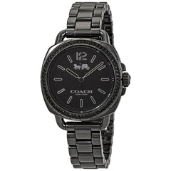 Coach 14502600 Tatum Black Dial Black Ceramic Ladies Watch