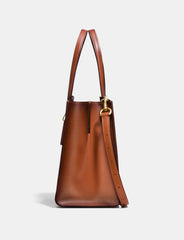 Coach 31210 Charlie Carryall In Signature Canvas Rust
