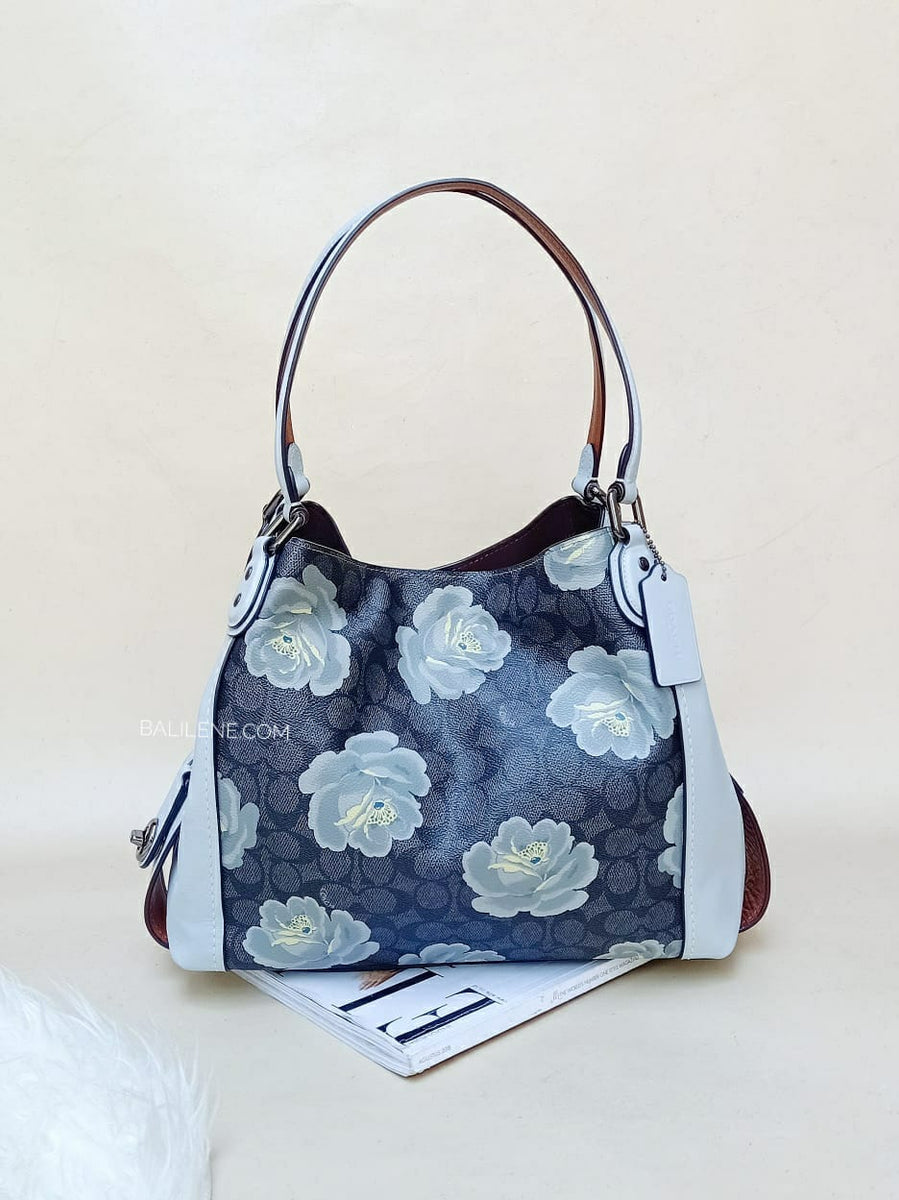 Coach edie 31 rose print sales