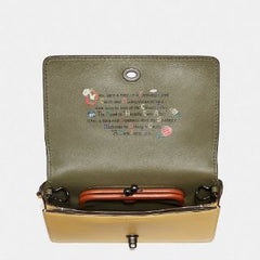 Coach F32757 Dinky With Patches Crossbody Sunflower