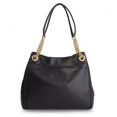 Coach 36855 Pabble Leather Turnlock Edie Black