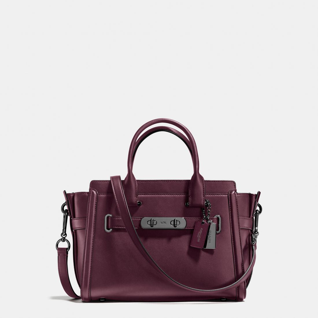 Coach 55496 Swagger 27 In Glovetanned Oxblood Balilene