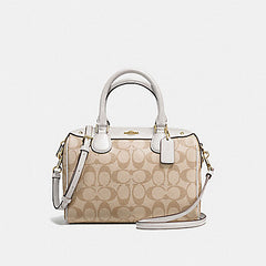 Coach F32203 Signature Mini Bennett Light Khaki Chalk