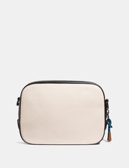 Coach 69521 Signature Patch Camera Bag Tan Chalk Multi