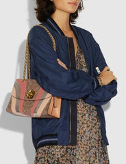 Coach 69526 Parker Signature Wave Tan Multi