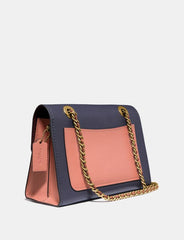 Coach 69586 Parker Signature Canvas Tan Ink Light Peach