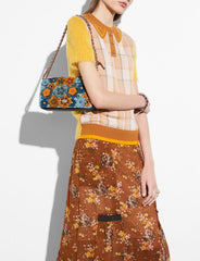 Coach F10511 Dinky Tea Rose Teal Blue