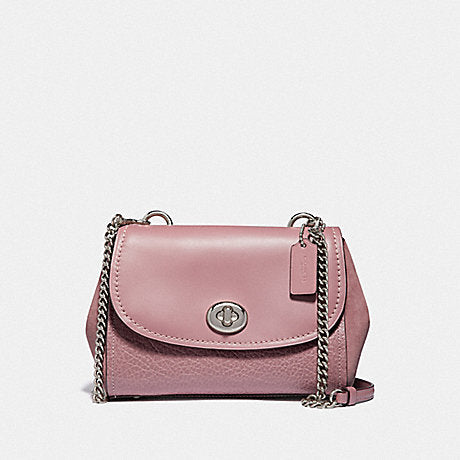 Coach F22349 Mixed Faye Leather Crossbody Dusty Rose
