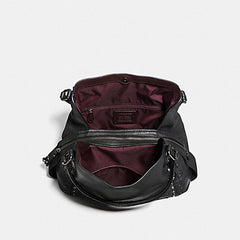 Coach F22794 Edie Shoulder Bag 31 With Prairie Rivets Black
