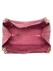 Coach F23537 Small Lexy Shoulder Bag In Pebble Rouge