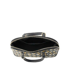 Coach F25916 Mini Sierra Satchel Checker Heart Print Midnight Multi