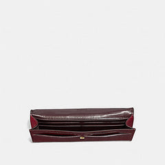 Coach F26814 Soft Wallet In Signature Leather Cherry