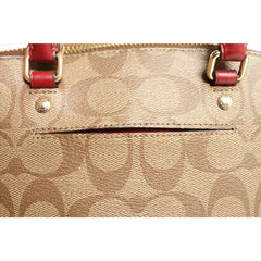 Coach F27583 Mini Sierra Khaki Cherry