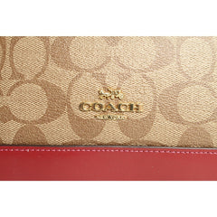 Coach F27583 Mini Sierra Khaki Cherry