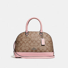 Coach F27583 Mini Sierra Satchel Khaki Blush