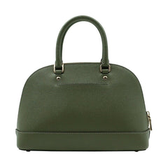 Coach F27591 Mini Sierra Crossgrain Leather Satchel Military Green