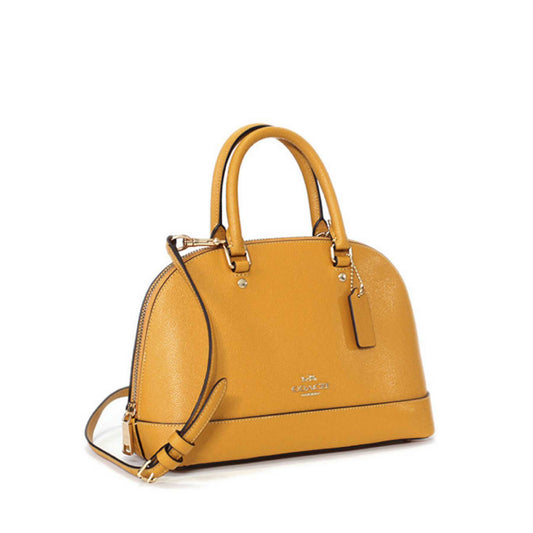 Coach F27591 Mini Sierra Satchel Goldenrod/Light Gold