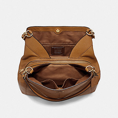 Coach F28997 Lexy Shoulder Bag Saddle Balilene