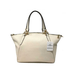 Coach F28969 Small Kelsey With Bow Chalk Leather Satchel Bag