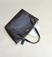 Coach F28989 Signature Small Kelsey Brown Black