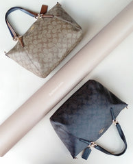 Coach F28989 Signature Small Kelsey Khaki Saddle