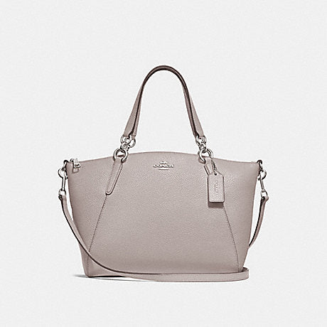 Coach F28993 Pebble Leather Small Kelsey Grey Birch – Balilene