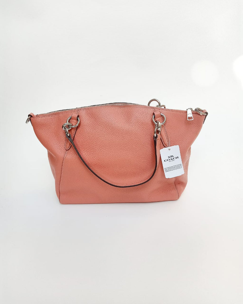 Coach F28993 Small Kelsey Satchel Coral Balilene